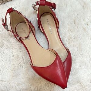 Marc Fisher Red Studded Women's Shoes